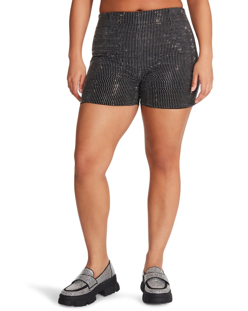 Silver Steve Madden Aya Women's Shorts | PH 0351ZTL